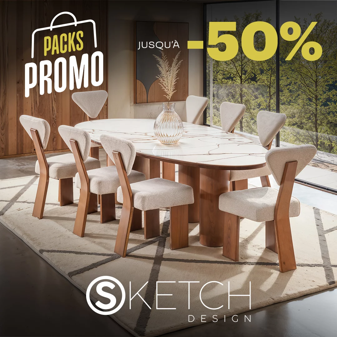 Pack Elagio Table a manger 270 x 125 cm 8 Canto Chaises Final HD Square