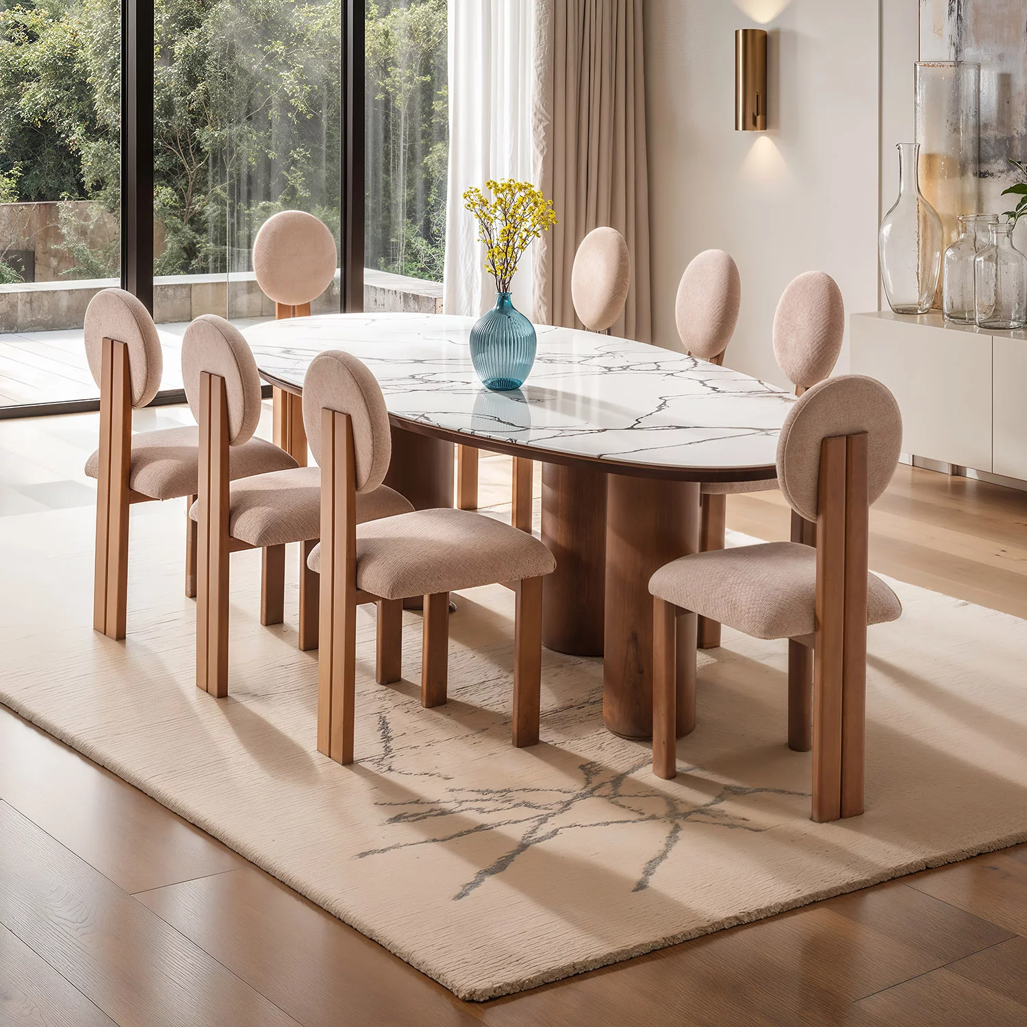 Pack Elagio Table a manger 270 x 125 cm 8 Kady